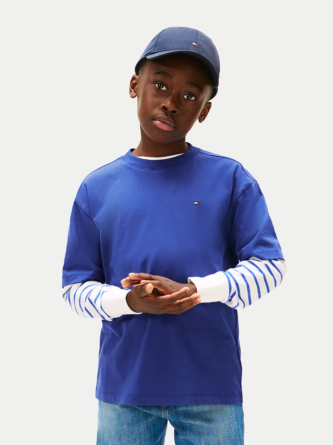Футболка стандартного кроя для мальчика Essential Archive Tommy Hilfiger, синий