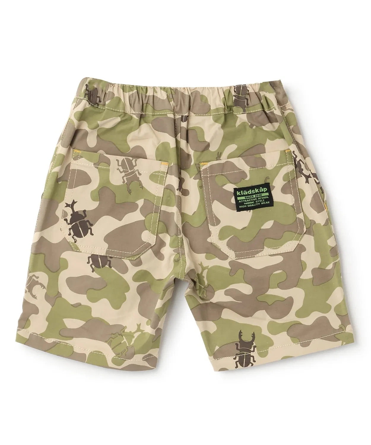 Детские брюки-карго с камуфляжным принтом, модель Insect Camo, kladskap, Beige — фото 2