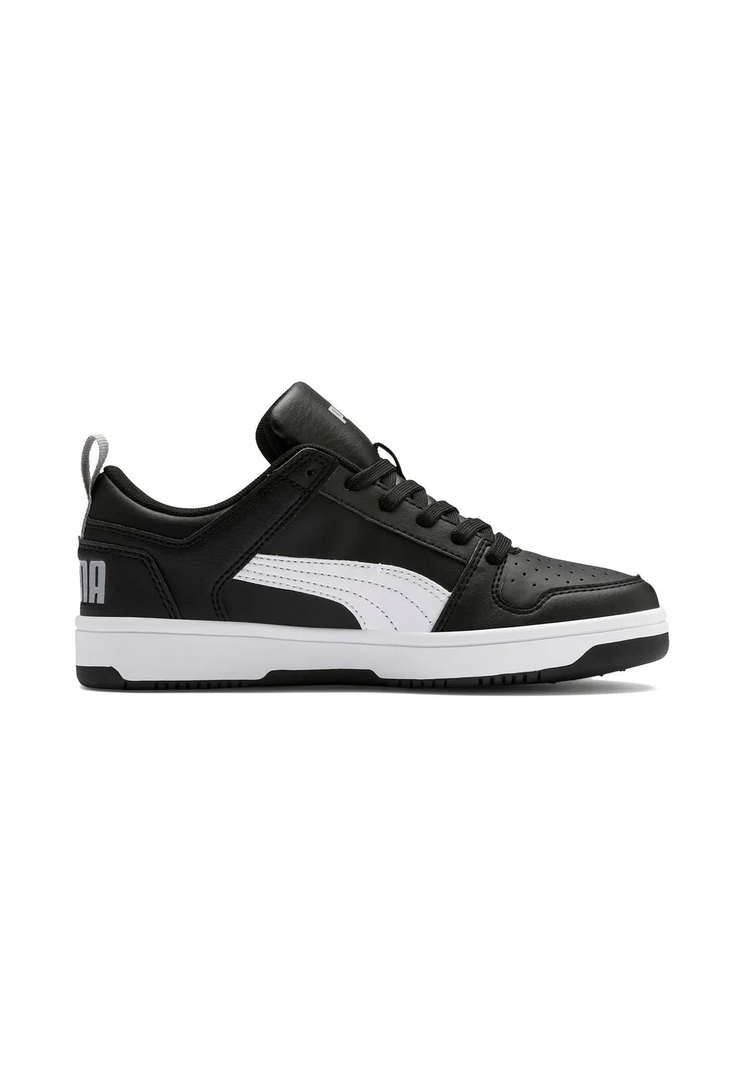 Детские кроссовки с низким профилем Rebound Layup Lo SL Jr Puma, Schwarz Weiss — фото 3