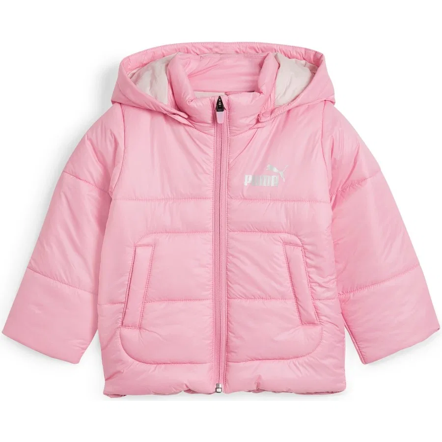 Детский пуховик с капюшоном, утепленный, Puma, Синий