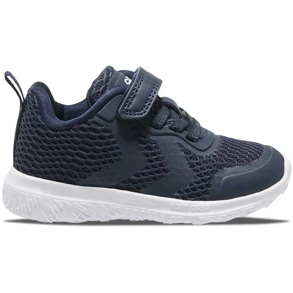 Детские кроссовки для девочек с липучкой Actus ML Recycled Hummel, Blue