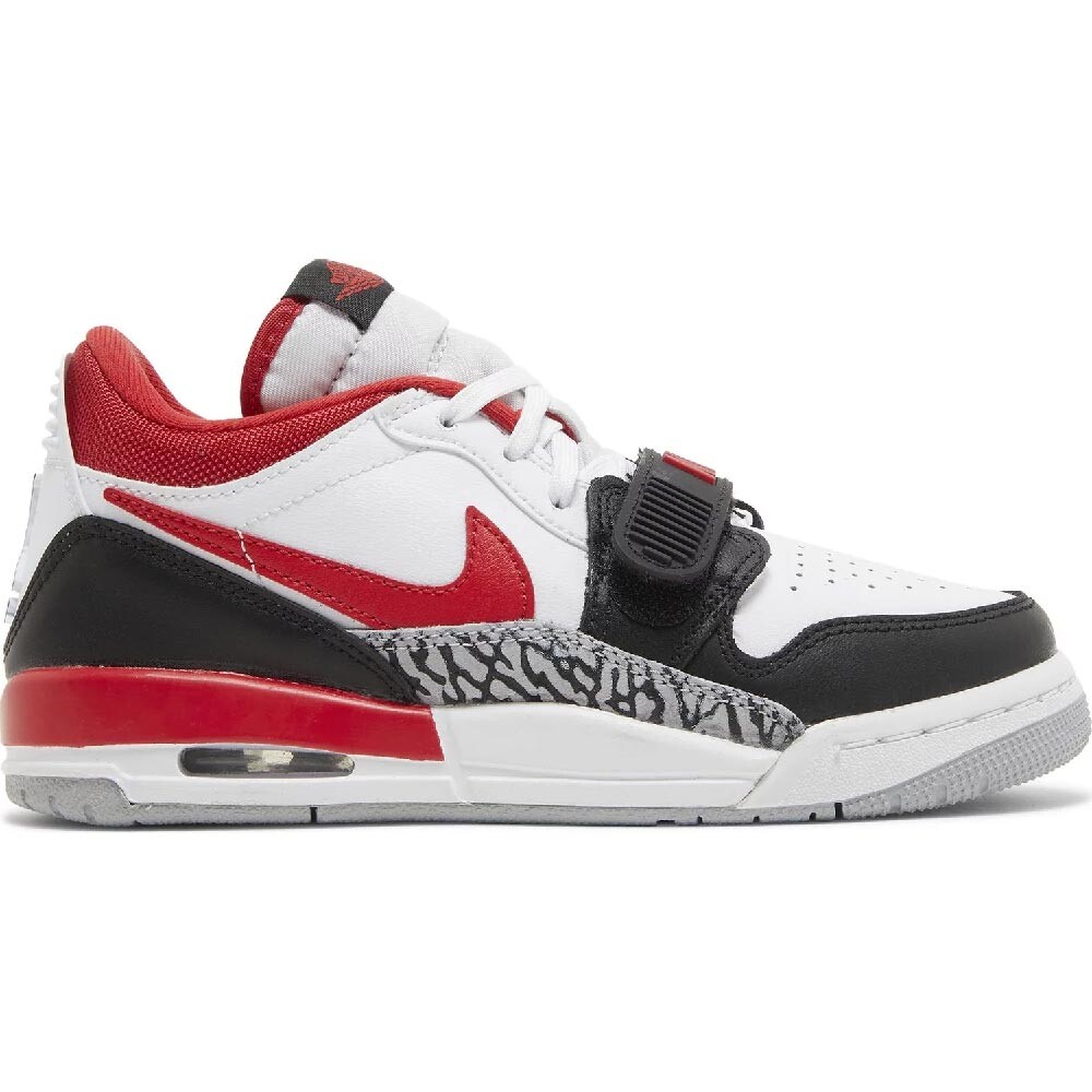 

Кроссовки Nike Air Jordan Legacy 312 Low GS Fire Red, красный/белый/черный