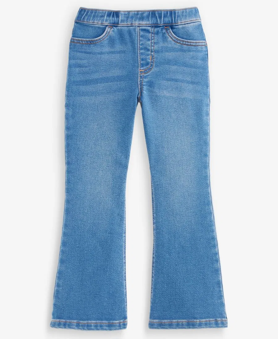 Джинсы-клеш с эластичным поясом Epic Threads, Marine Wash