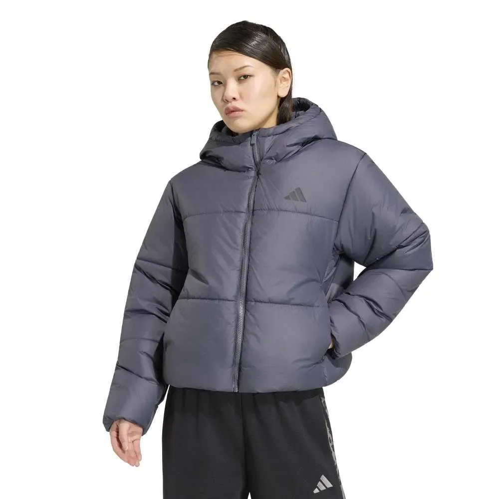 Женская куртка-пуховик с утеплителем Climawarm Adidas Essentials BTS, Grey
