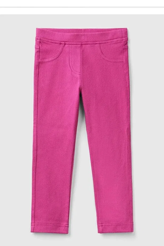 Детские брюки для девочек с принтом United Colors Of Benetton, Fuchsia