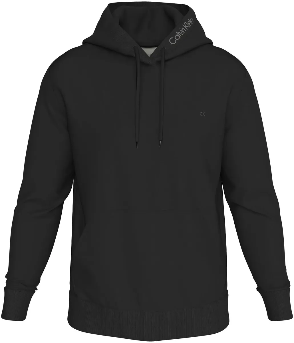 

Толстовка Calvin Klein с капюшоном "NECK LOGO HOODIE" и надписью-логотипом на капюшоне, цвет Ck Black