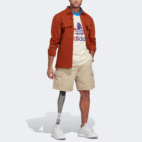 Футболка оригиналы adicolor 70s premium t shirt трилистник Adidas, белый — фото 4