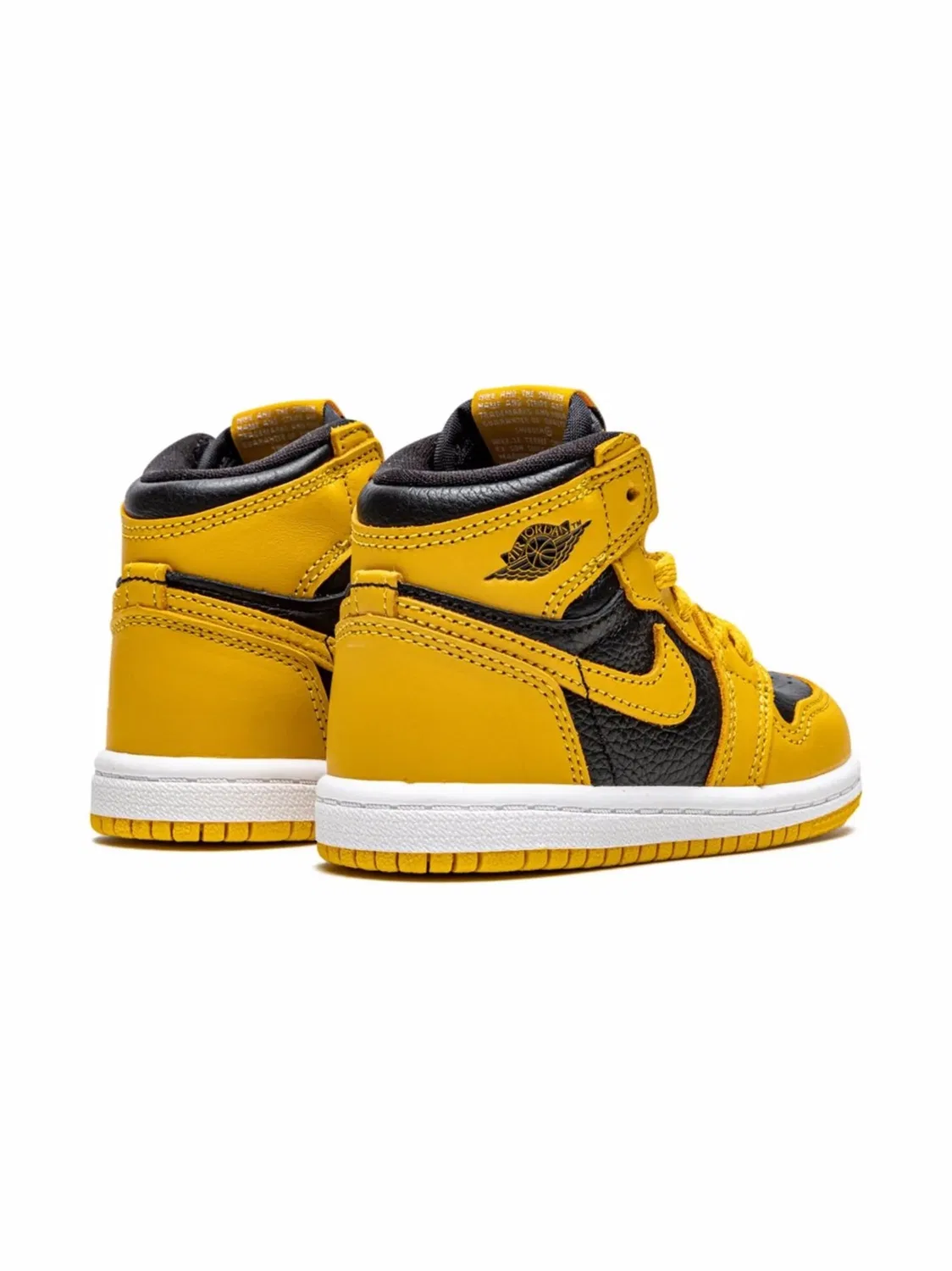 Кроссовки Air Jordan 1 Retro High OG, желтый — фото 3