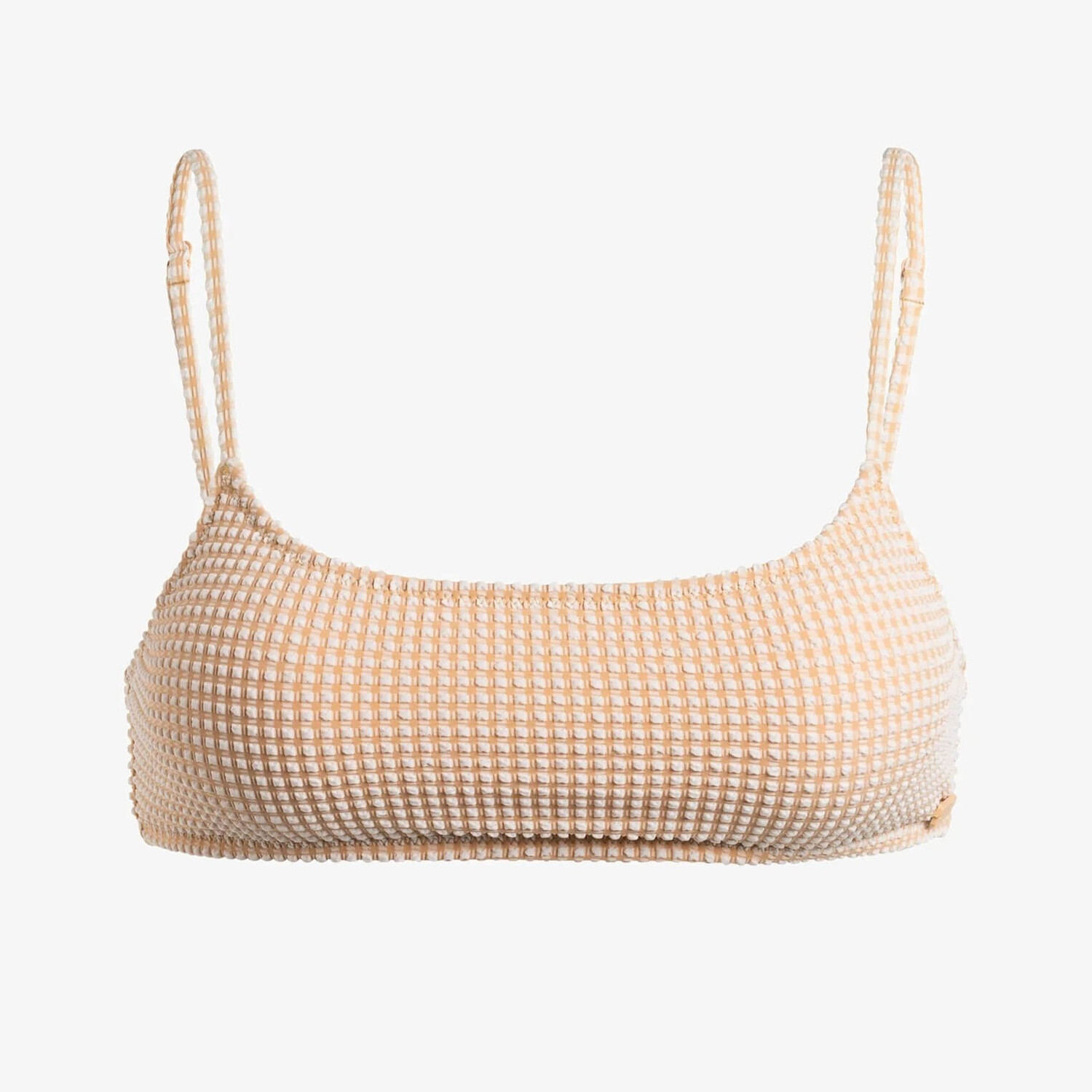 

Топ бикини Roxy Gingham, бежевый
