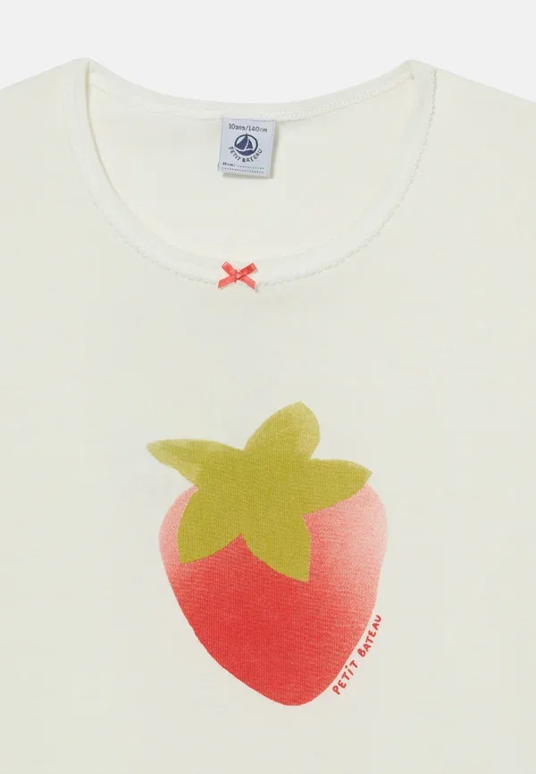 Комплект пижамы с принтом Pyjacourt set Petit Bateau, marshmallow/multi-coloured, мультиколор — фото 4