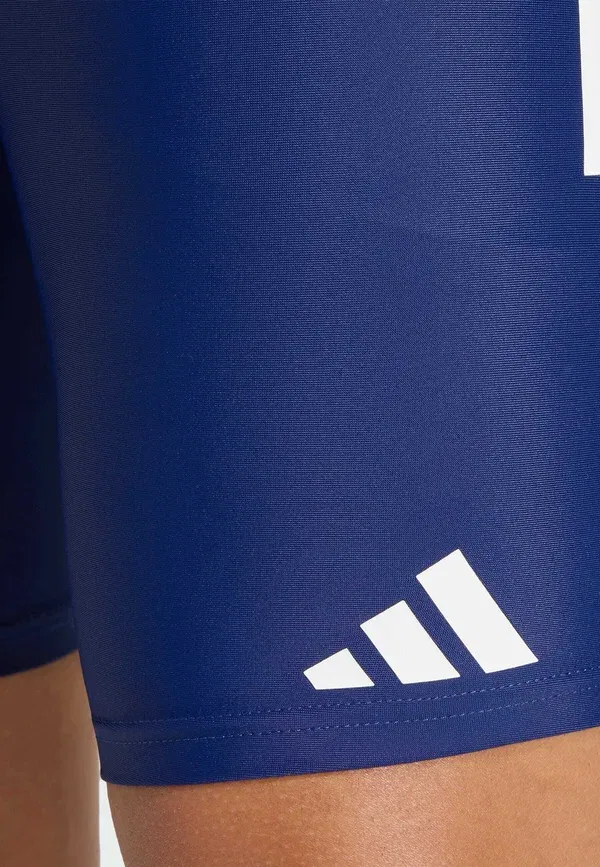 Плавки-джаммеры с тремя полосками Adidas Performance, белый/темно-синий — фото 3