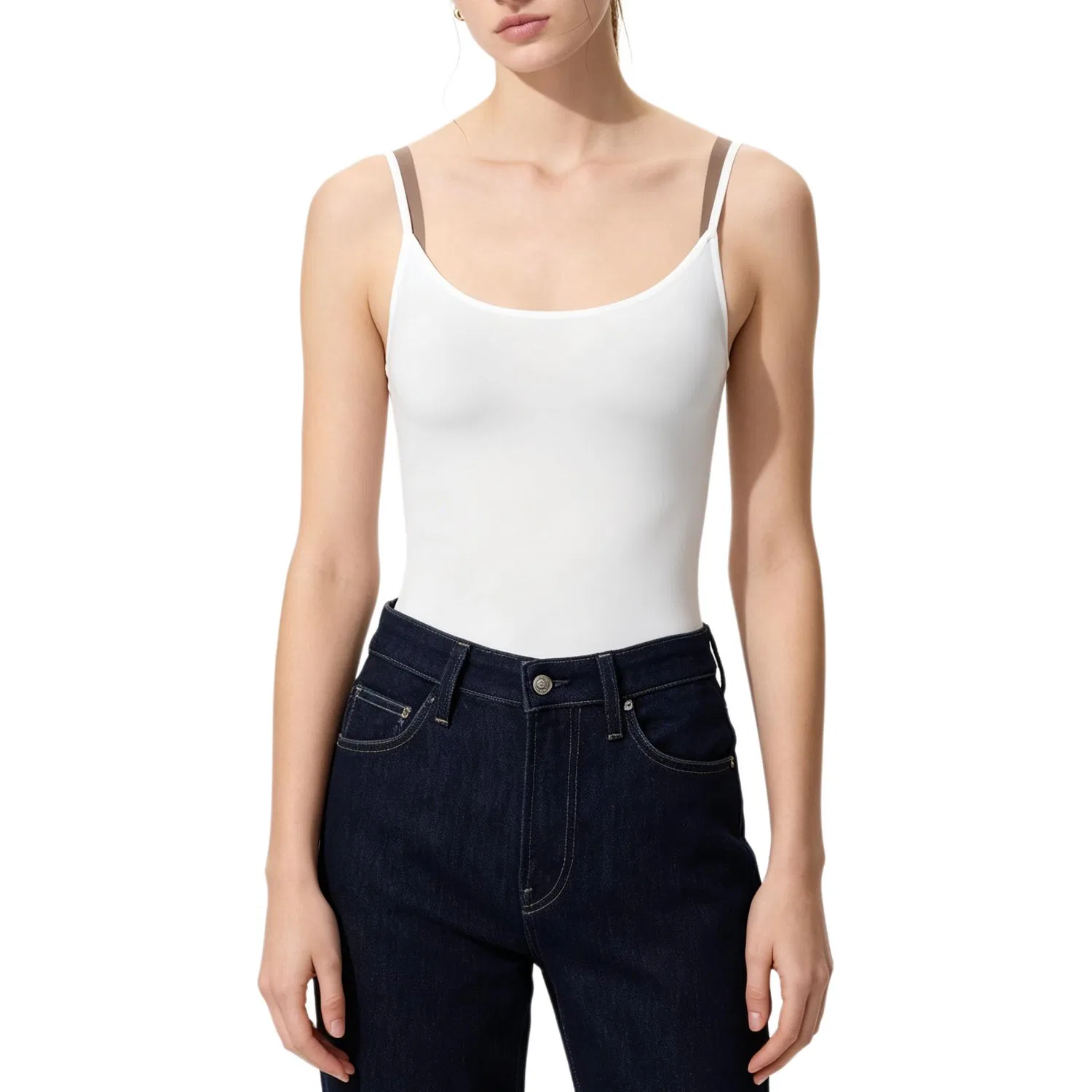 Женская майка-комбинация UNIQLO, White