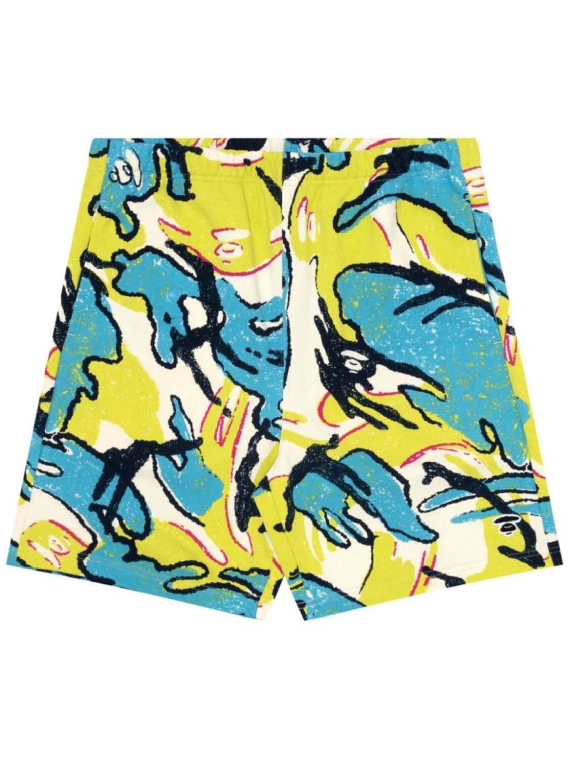 

AAPE BY *A BATHING APE спортивные шорты с абстрактным принтом, зеленый
