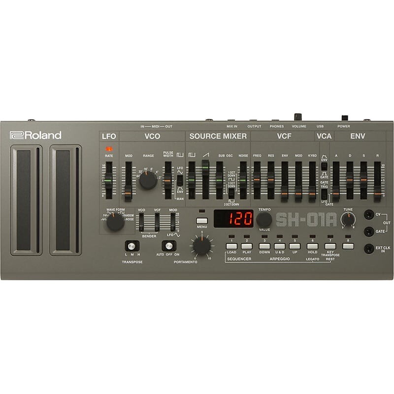 

Синтезатор серии Roland SH-01A Boutique с секвенсором SH-01A Boutique Series Synthesizer With Sequencer