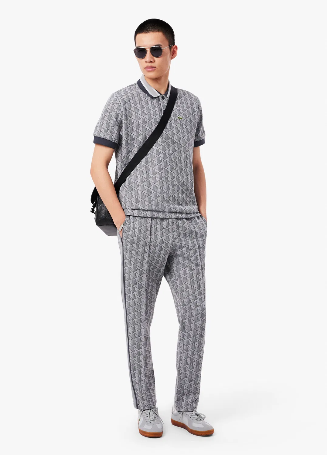 Спортивные штаны Regular Fit Lacoste, серый — фото 2