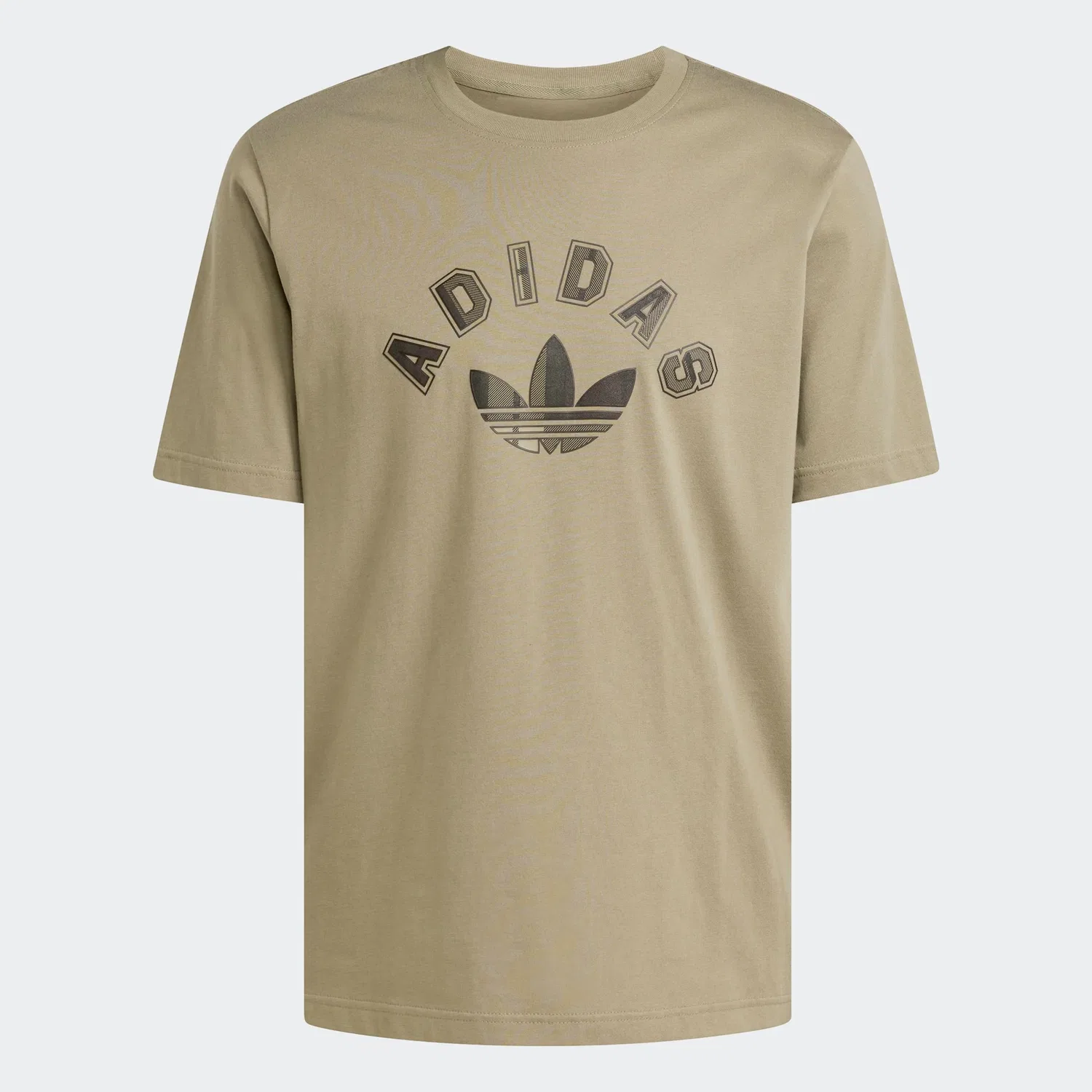 Мужская футболка с принтом в клетку Adidas Originals, Orbit Green — фото 3