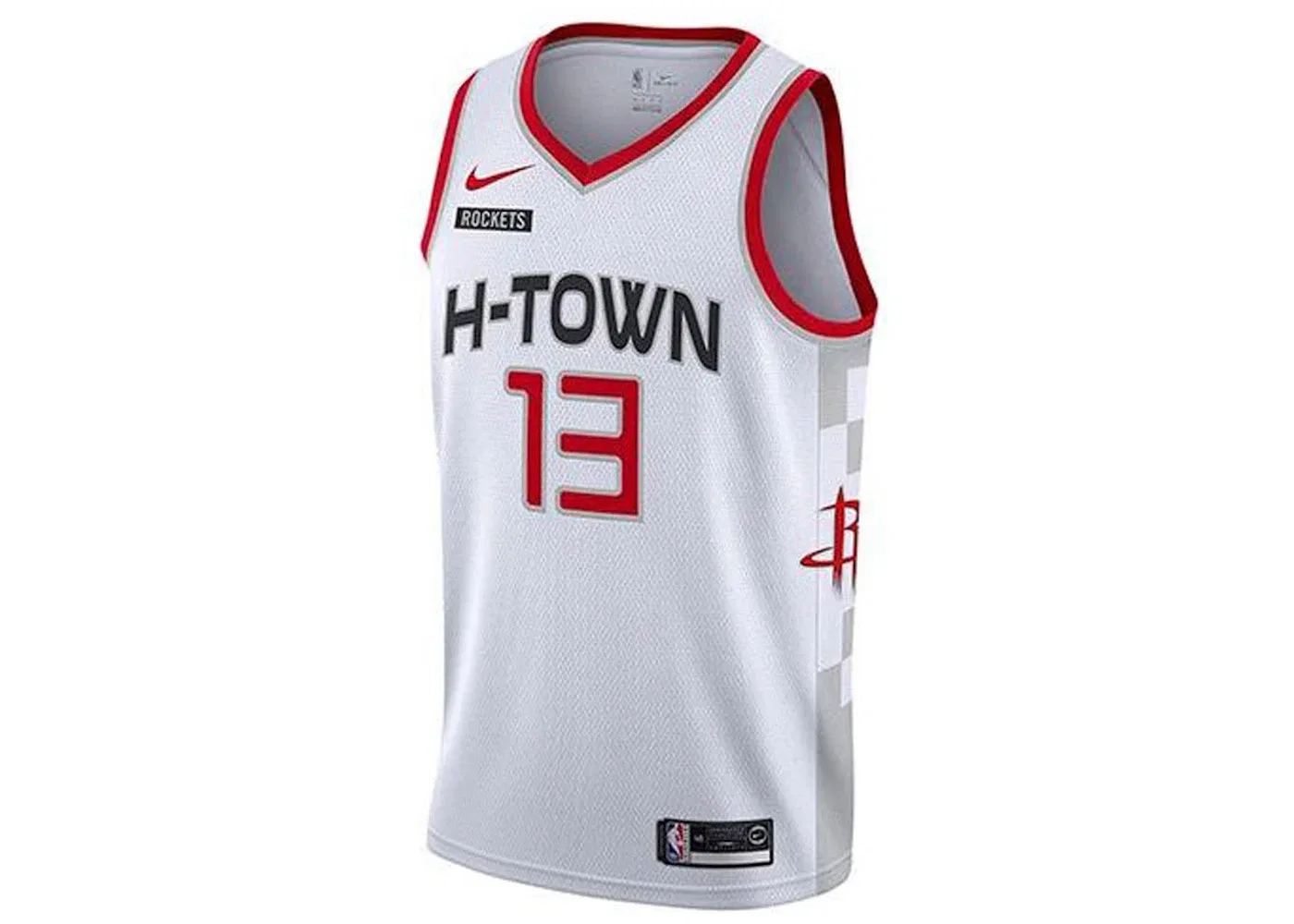 Мужская джерси Nike NBA Houston Rockets James Harden Jersey, White
