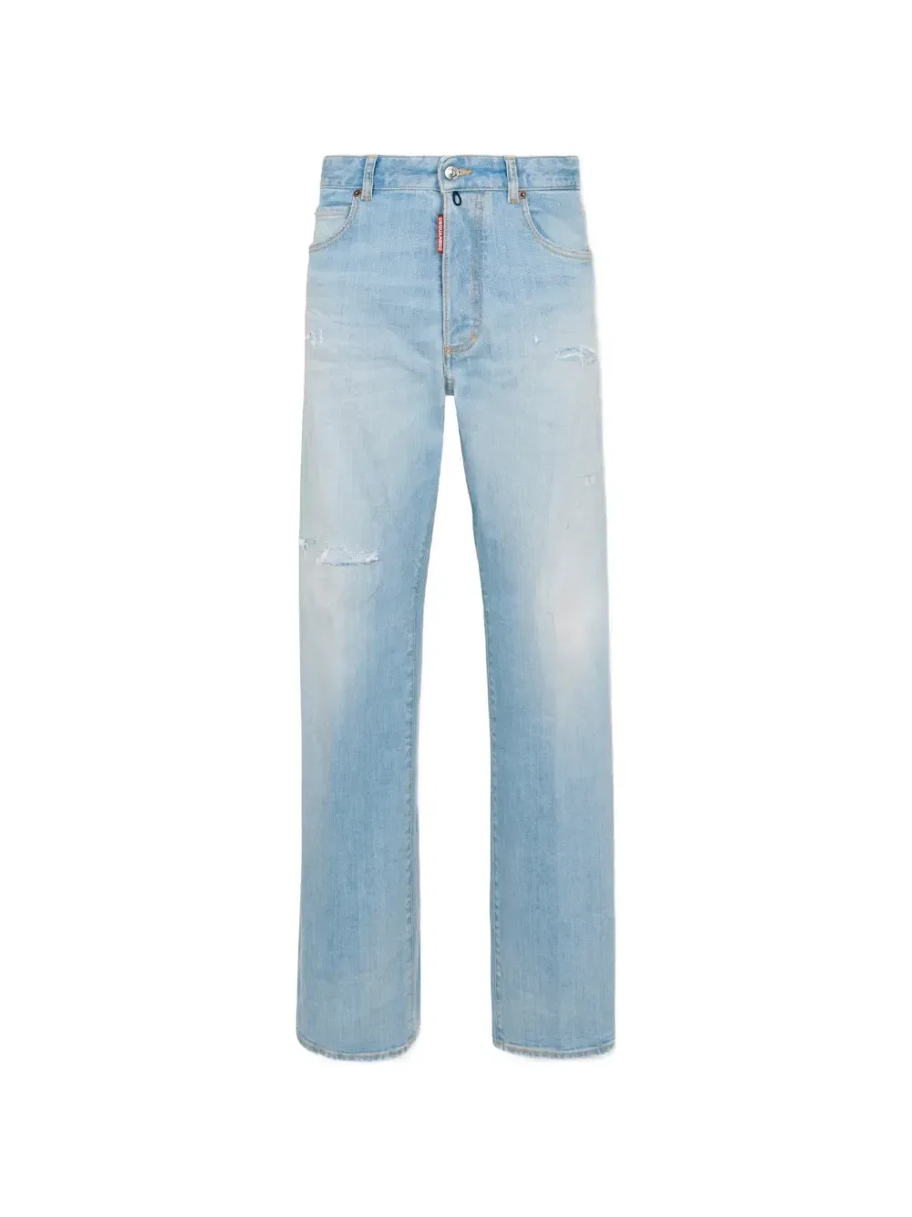 Джинсы San Diego из вареного денима Dsquared2, синий