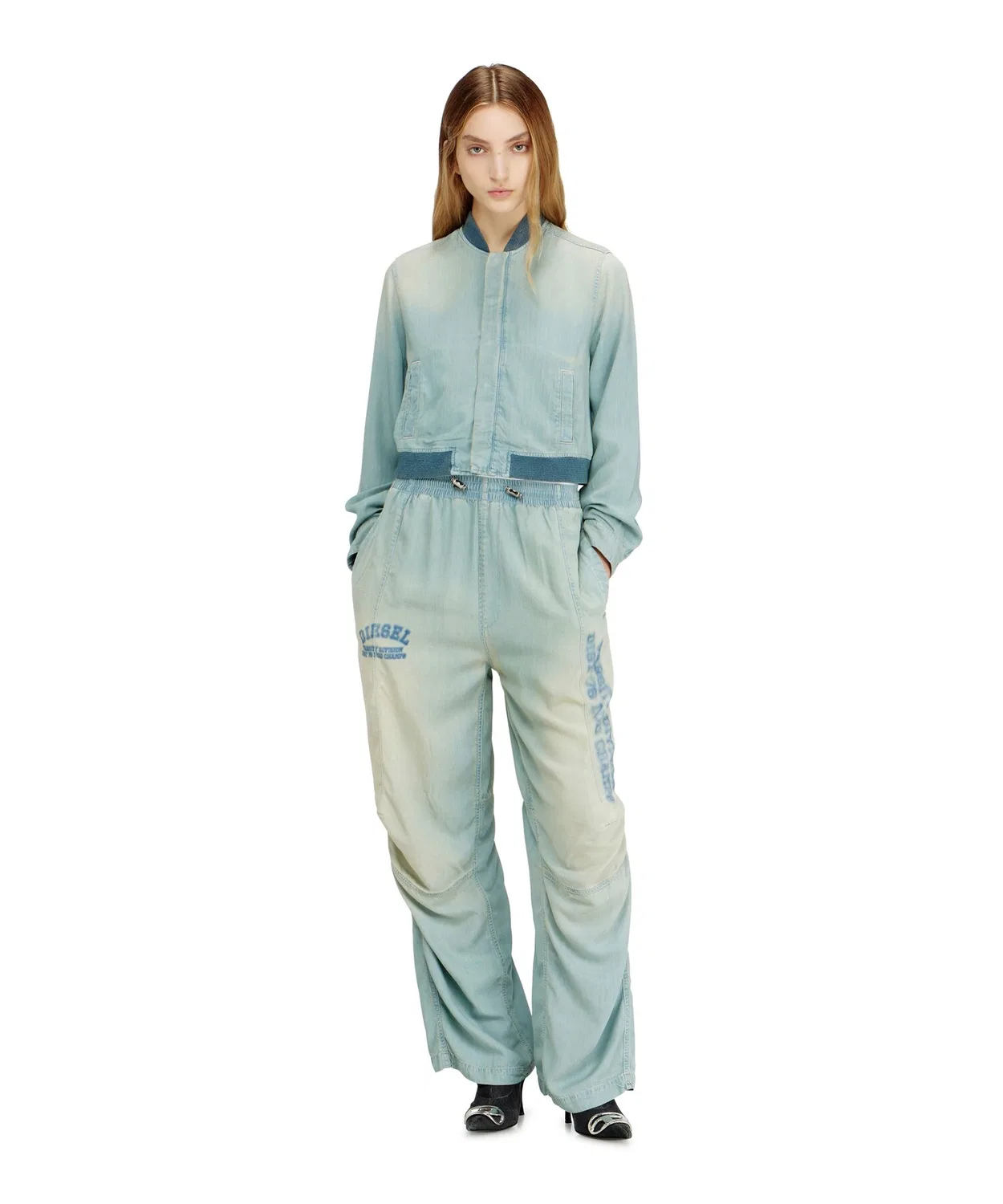 Женская джинсовая куртка из лиоцелла DE-RANIA-S1 DIESEL, Indigo Blue — фото 3