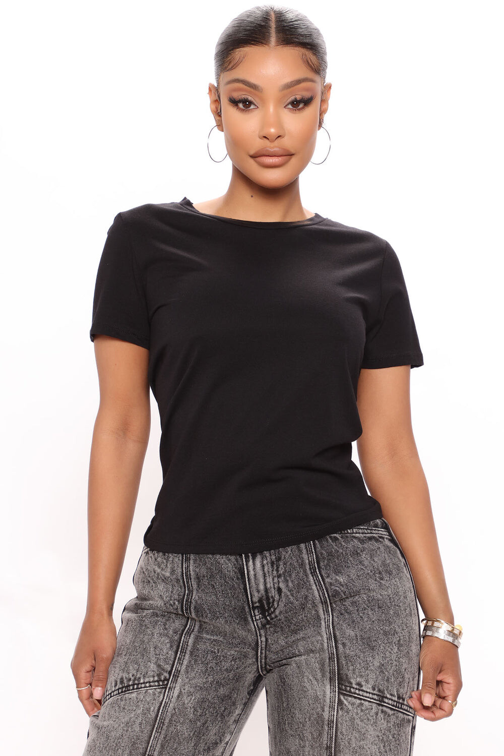 

Топ Fashion Nova JT37394, черный