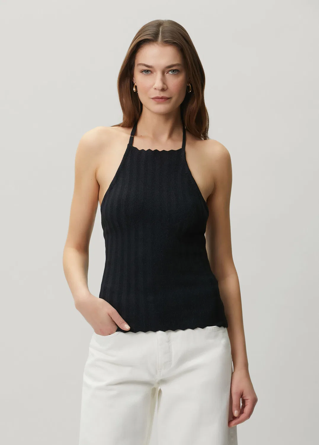 Трико Jacquemus La Mille Tablier, lacivert