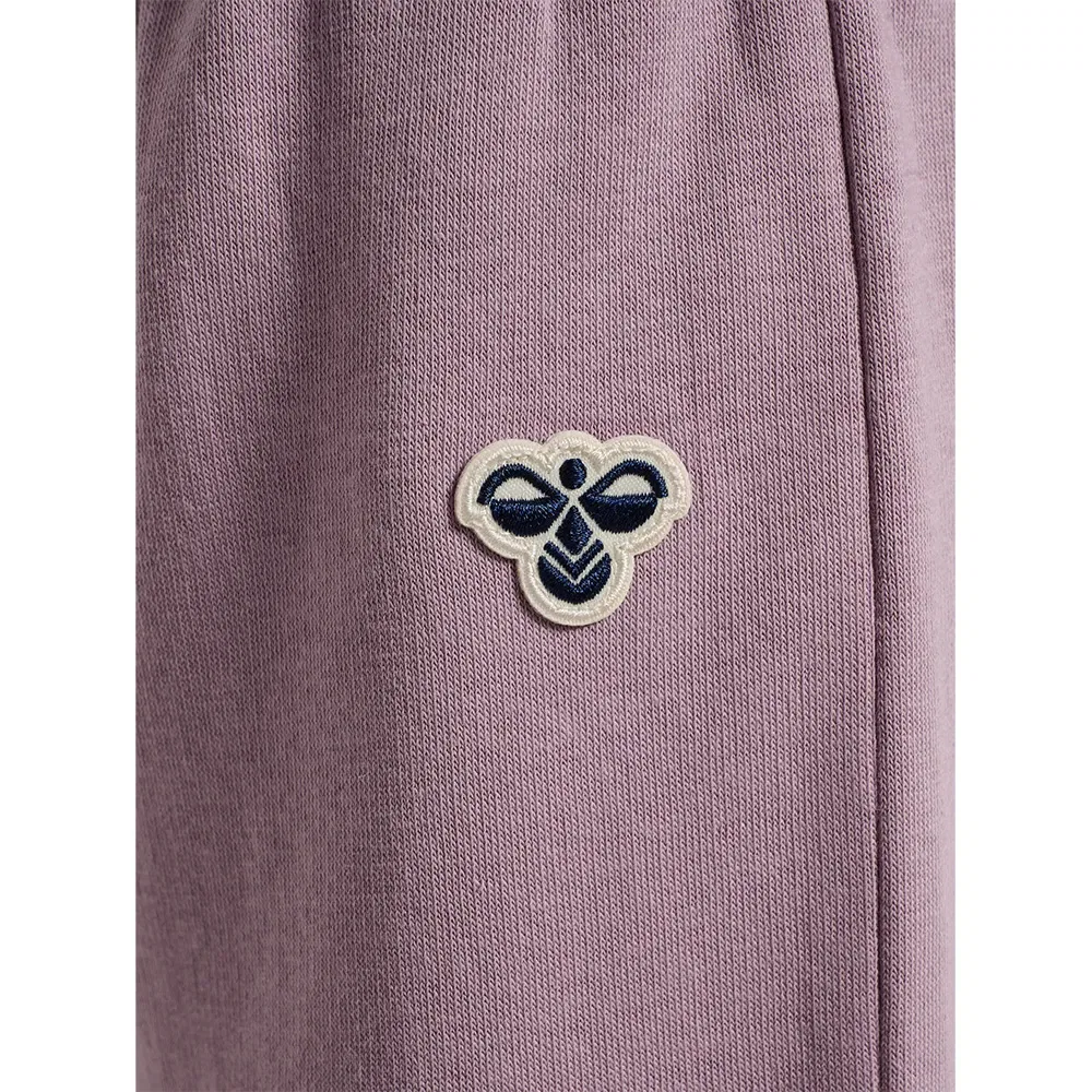 Детские спортивные штаны для девочек свободного кроя Mini Loose Bee Hummel, Purple — фото 3