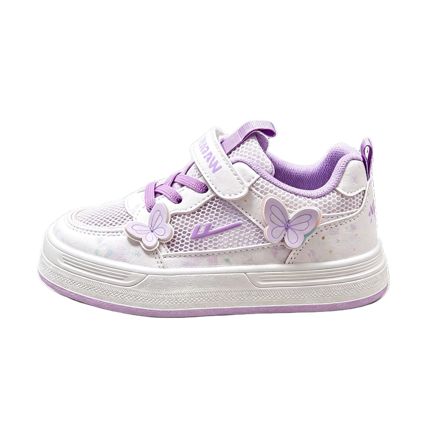 Детские кеды для скейтбординга White Purple WARRIOR — фото 3