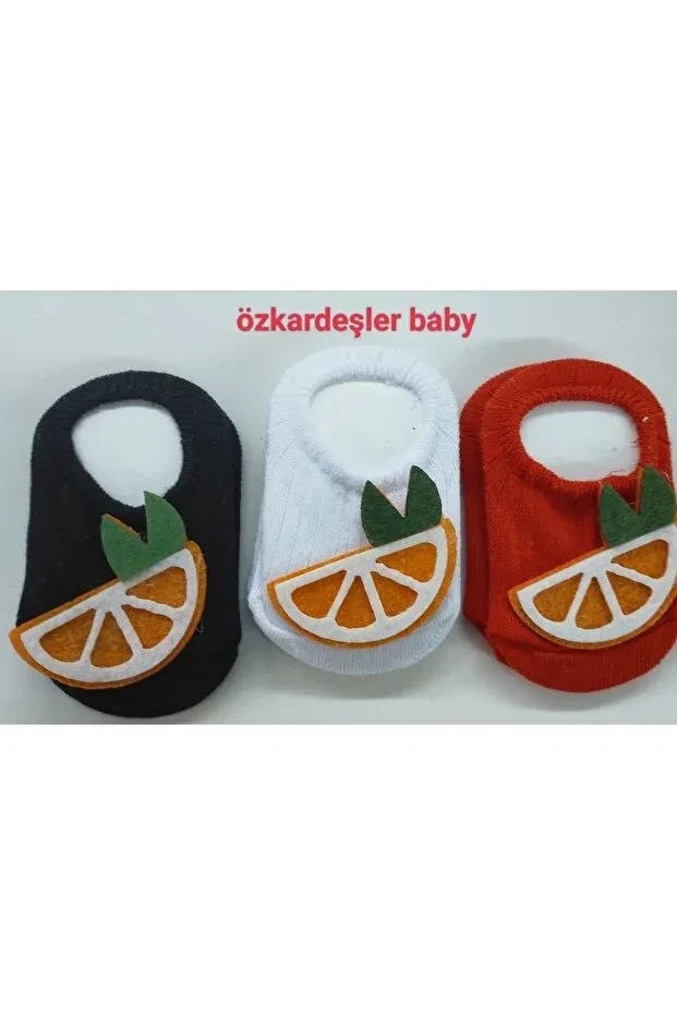 Детские носки для девочек с узором Özkardeşler Baby, Red
