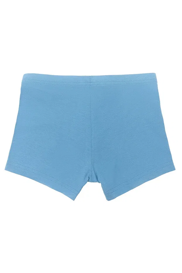 Детские трусы-боксеры для мальчиков хлопковые Gots Certified Organic Cotton Boys Boxer - Slim Fit, Elastic Waist, Vegan Albero Natur, Denim Blue — фото 3