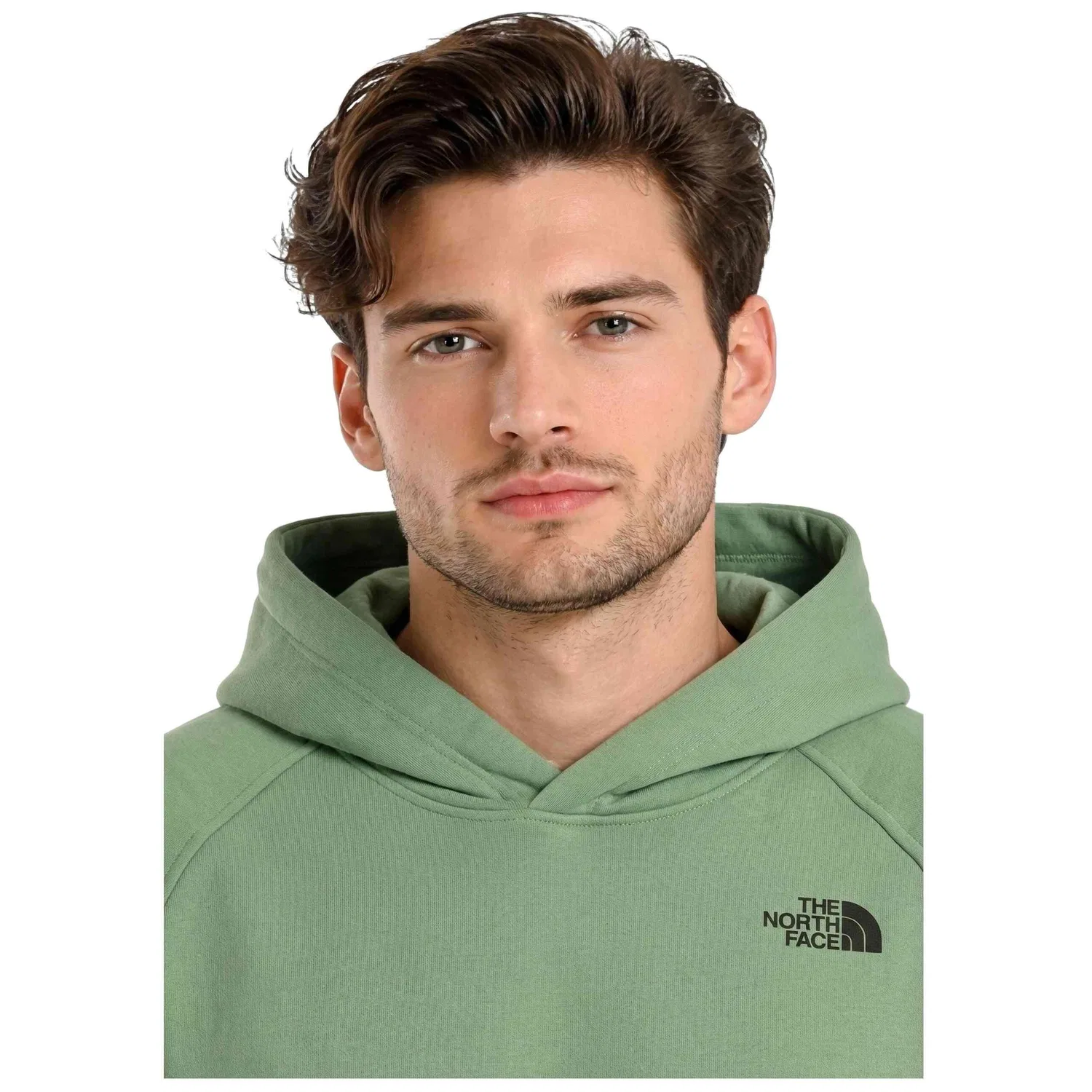 Детское худи с регланом M RAGLAN BOX NSE REGULAR HOODIE The North Face, Grun — фото 4