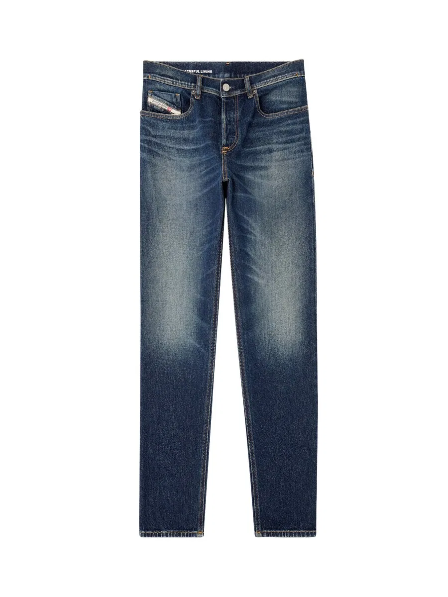 Джинсы DIESEL Slim fit '2023 D-FINITIVE' темно-синего цвета