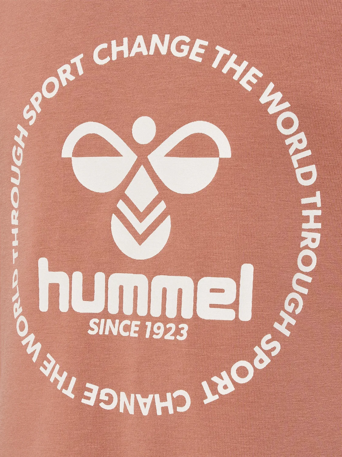 Детская футболка с принтом Hmljumpy Hummel, Kupferbraun Olivbraun Braun — фото 4