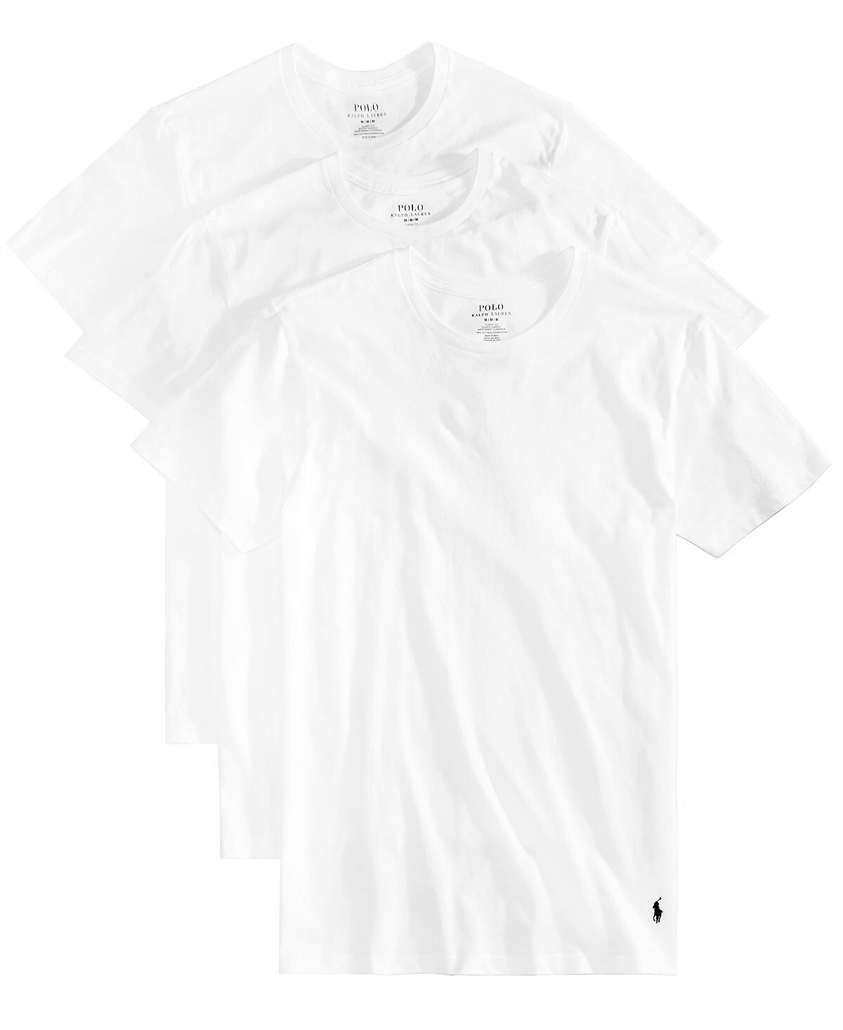 

Мужская классическая майка, 3 шт. в упаковке Polo Ralph Lauren, мульти