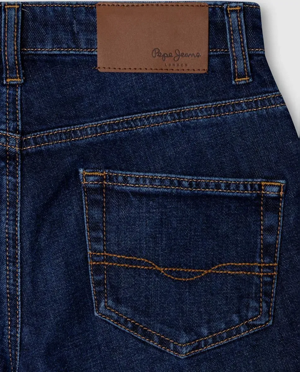 Детские джинсы для мальчиков свободного кроя Baggy Jo Pepe Jeans, Azul Índigo — фото 4