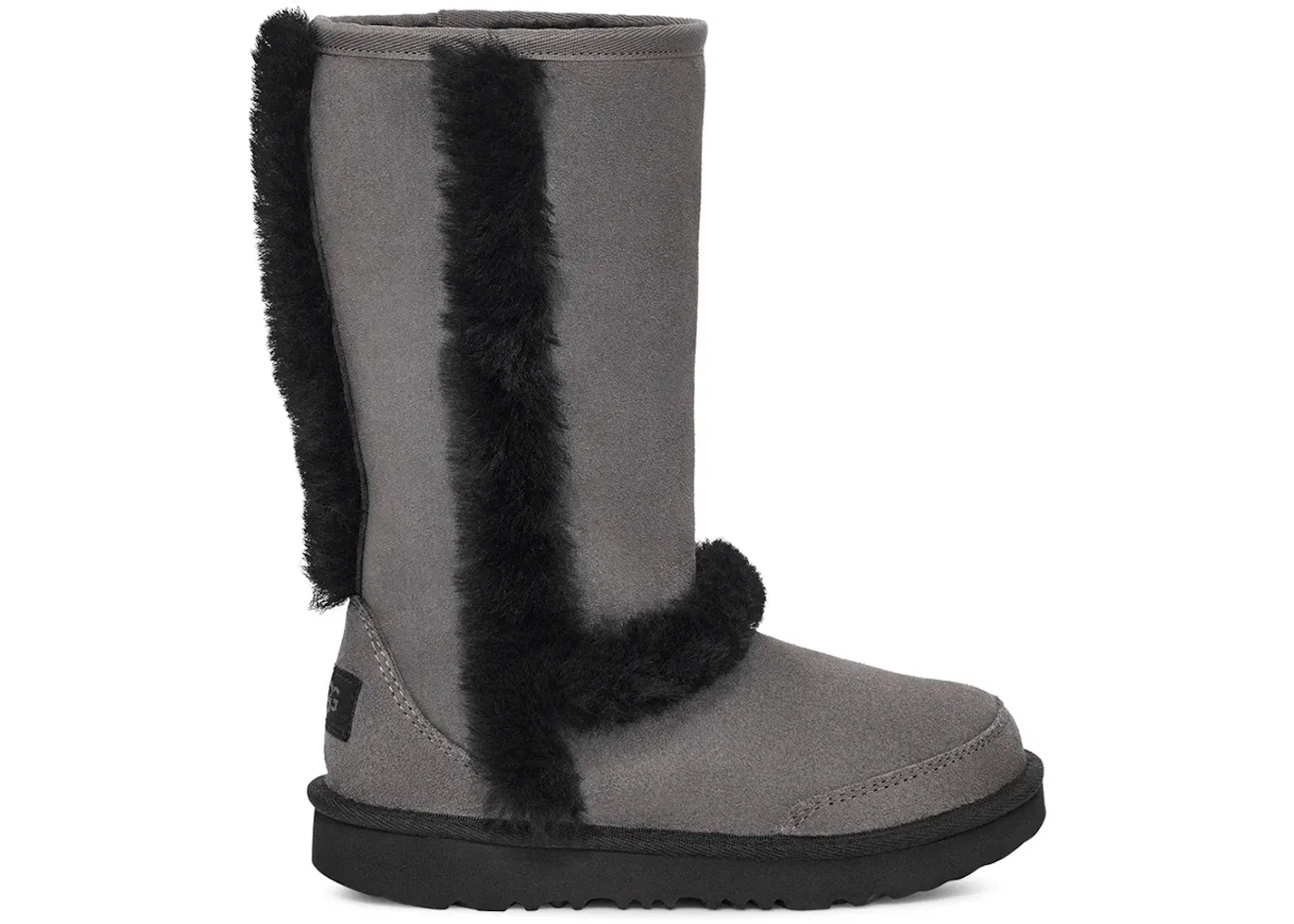 Детские сапоги UGG Sunburst Tall Boot, Grey/Black