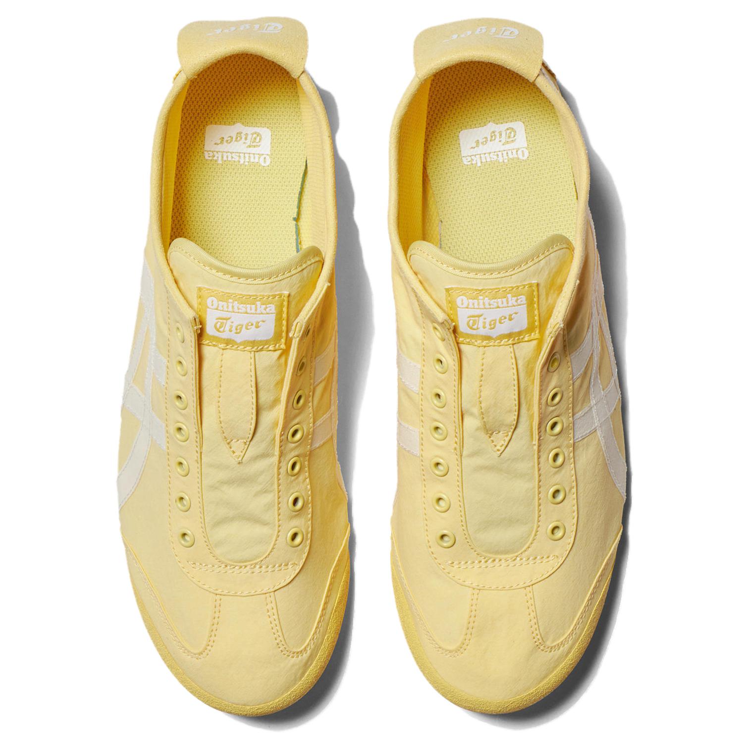 Onitsuka Tiger Асикс Мексика 66 Слипоны Желтый Крем — Светло-желтый, цвет Light Yellow — фото 4