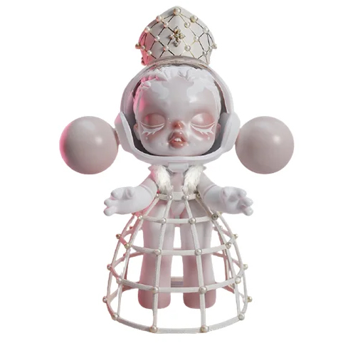 

Фигурка Pop Mart Skullpanda White Madonna Limited Figurine