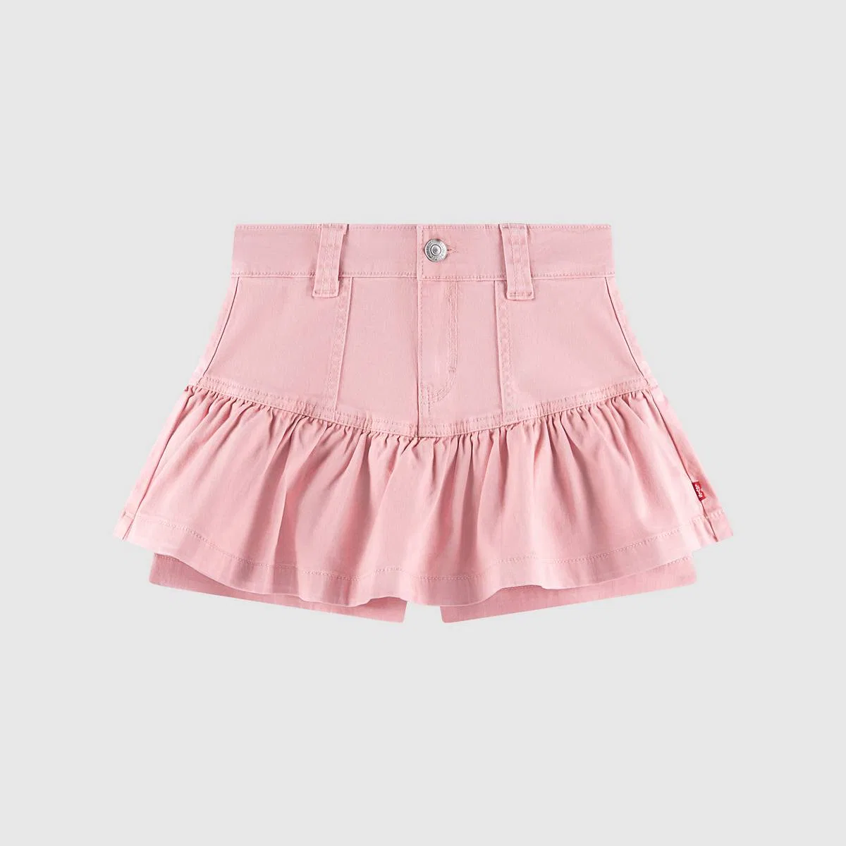 Юбка-Бордюр в стиле скутера для девочек 7-16 лет Levi's, Powder Pink - Pink