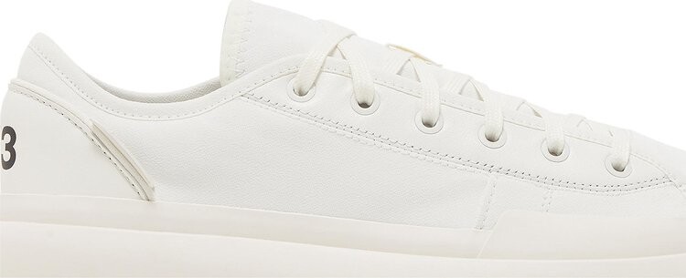Кроссовки Adidas Y-3 Ajatu Court 'White Black', кремовый — фото 3