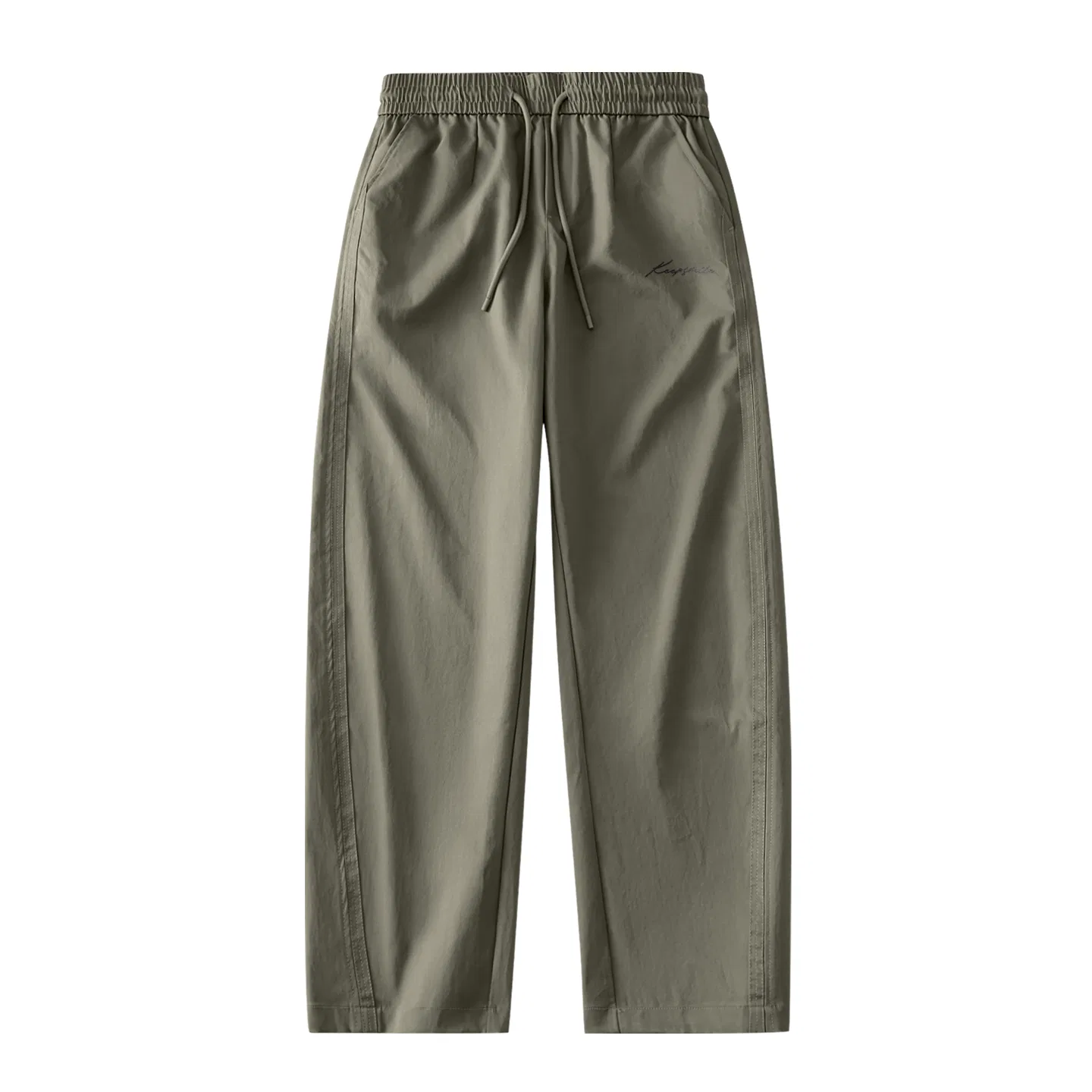 Детские брюки в ретро-спортивном стиле MINISO, Pea Green
