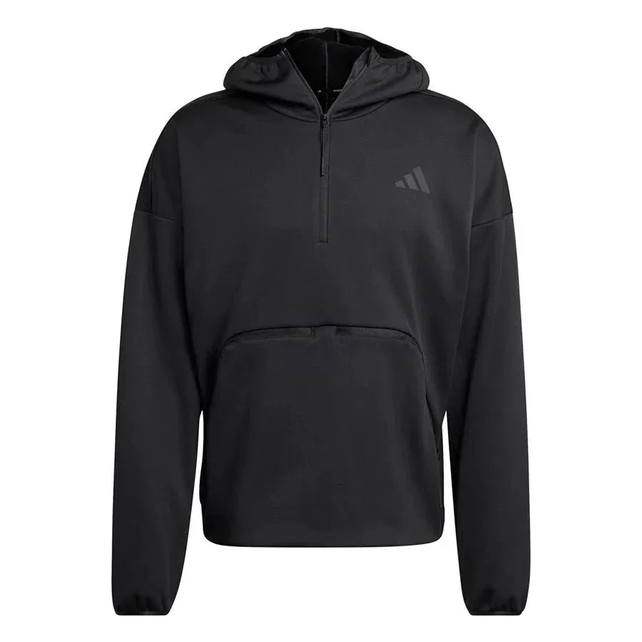 Мужской свитшот с капюшоном adidas CT SS HZ, Черный