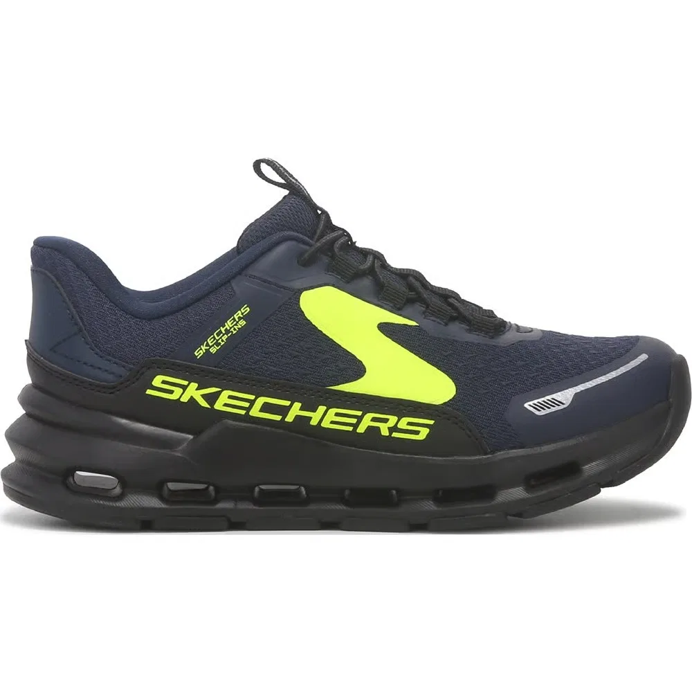 Детские слипоны Glide-Step Plus Skechers, Navy/Black — фото 2