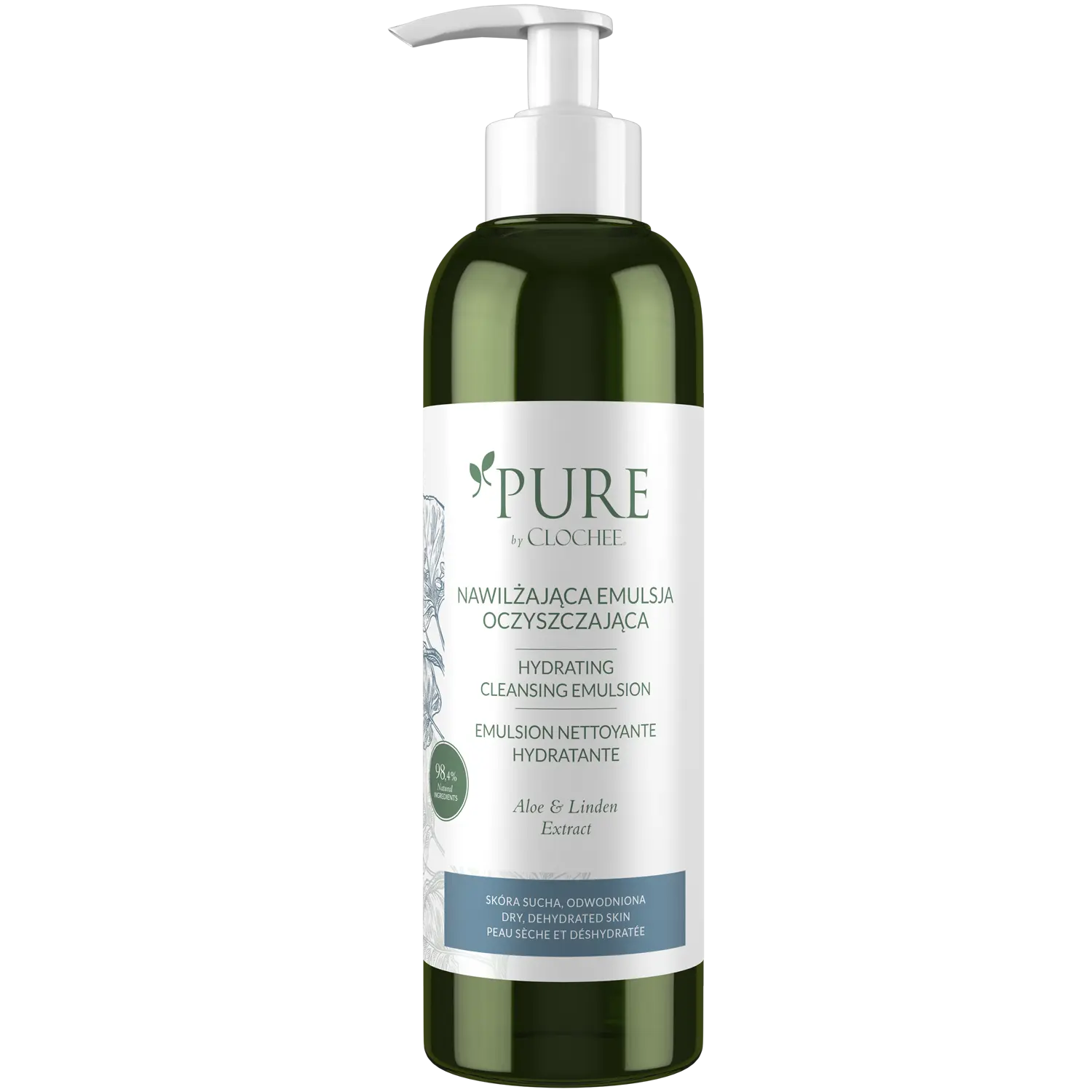 

Pure By Clochee увлажняющая очищающая эмульсия для лица, 200 мл