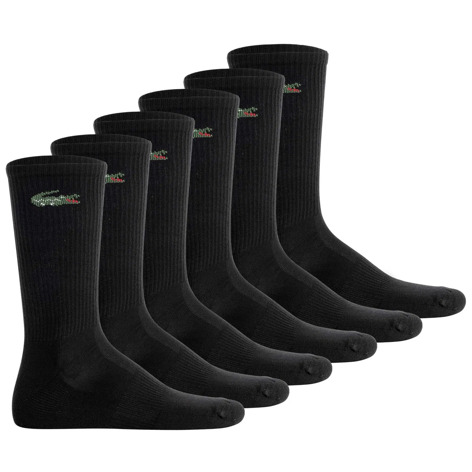 Носки Lacoste Унисекс 6 пар, Black