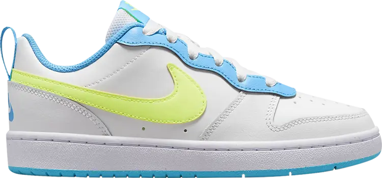 

Кроссовки Nike Court Borough Low 2 GS 'White Baltic Blue Volt', белый
