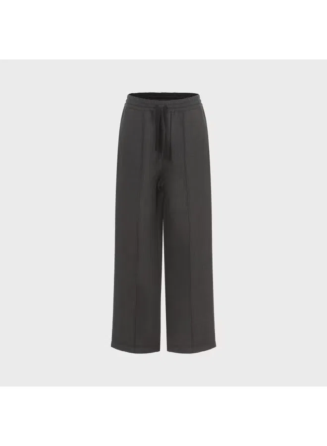 Штаны свободные с завязкой Zara, черно-серый — фото 2