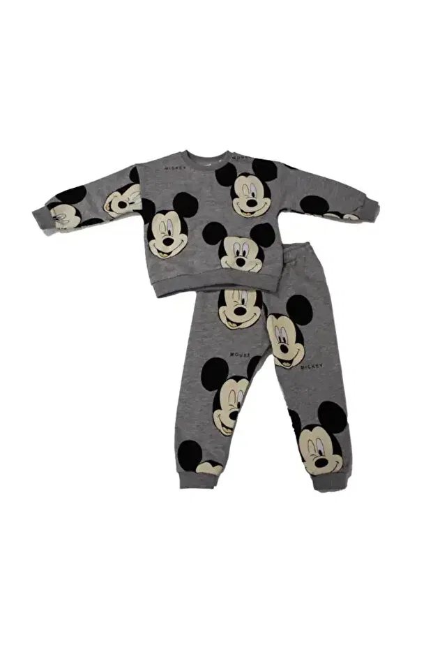Детский спортивный костюм для девочек с принтом Mickey Mouse Cns Concept, Gri