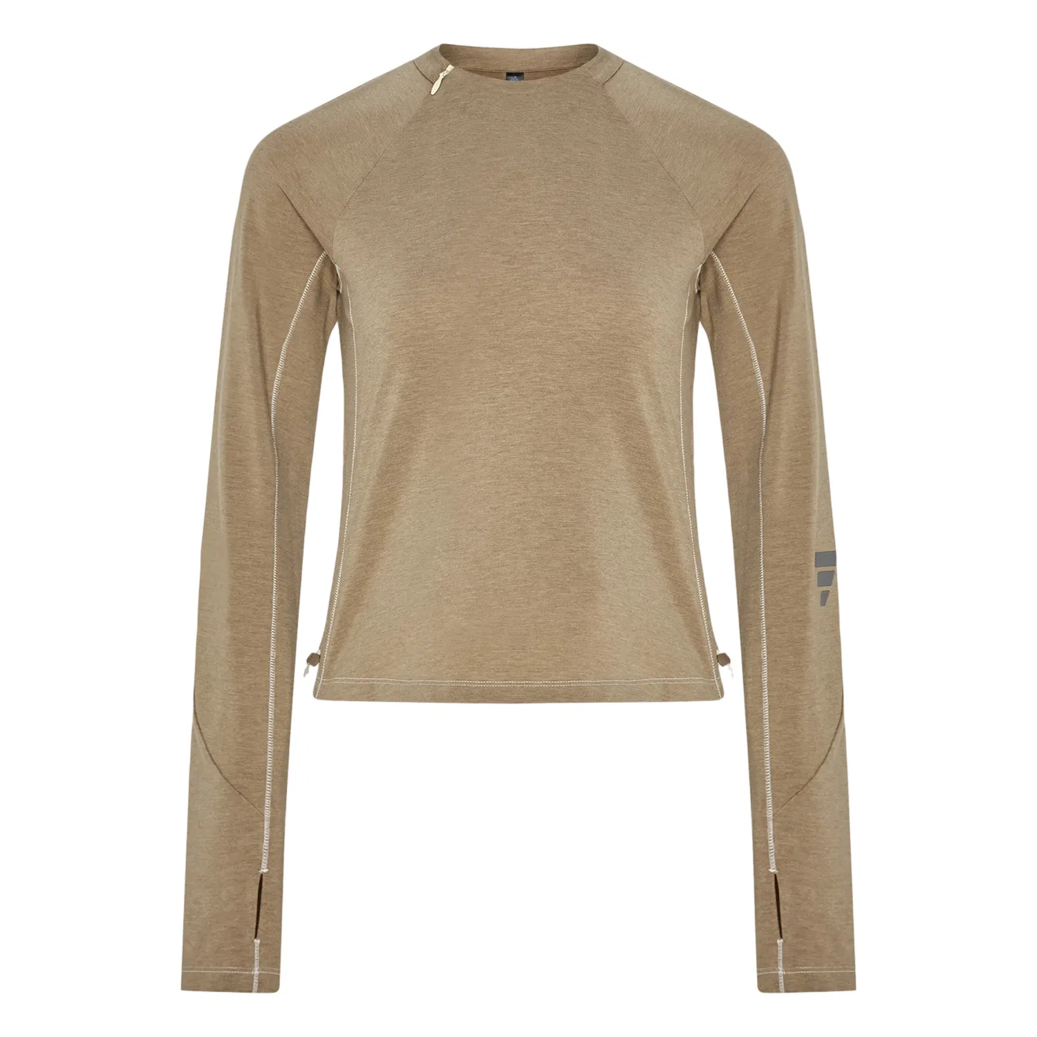 Женская футболка с круглым вырезом Terrex Adidas, Khaki Brown