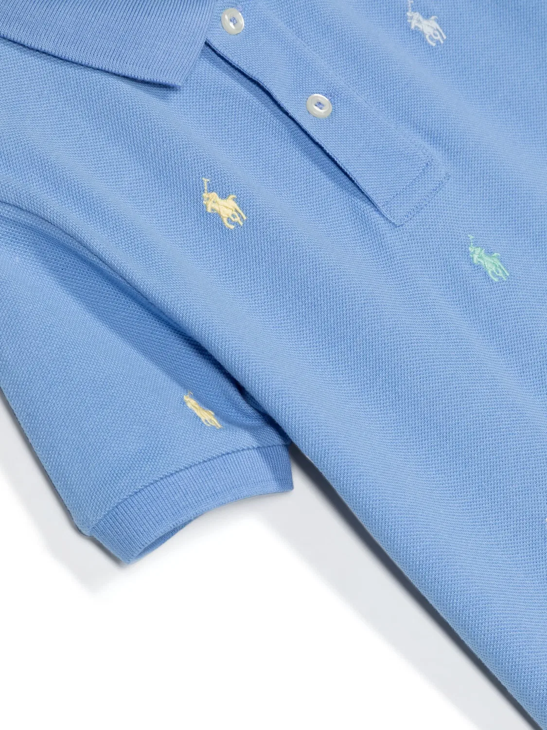 Поло с вышивкой Pony Polo Ralph Lauren, синий — фото 2