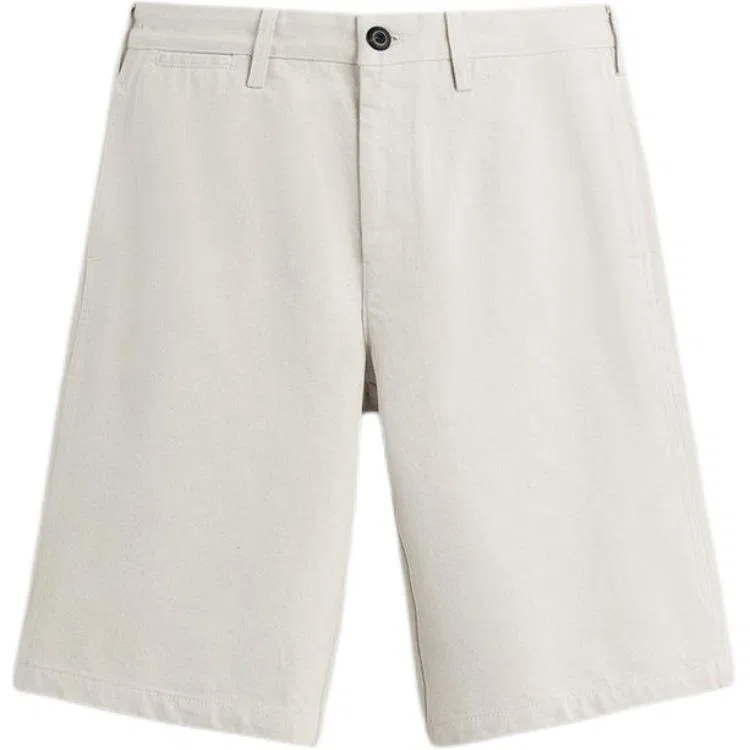 Мужские шорты Casual с белым цветом ZARA, Raw White